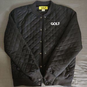 Golf Wang "Find Some Time" Bomber Jacket, Black